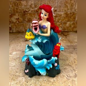 Rare 1988 Little Mermaid Ariel water fountain / musical